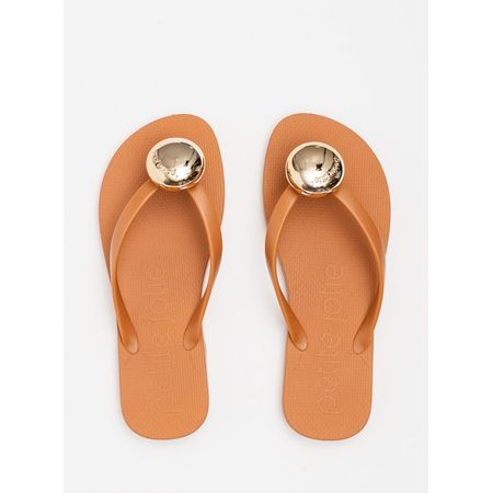Chinelo Petite Jolie Fresh Doce De Leite PJ7637 33-4 Chinelo Petite Jolie Fresh Doce De Leite PJ7637 33-4