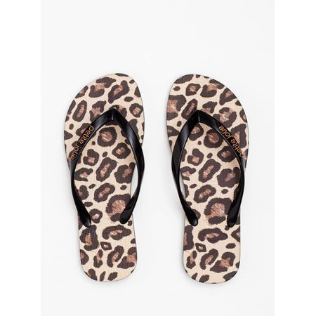 Chinelo Petite Jolie Fresh Preto/Onça 5 PJ6969 33-4 Chinelo Petite Jolie Fresh Preto/Onça 5 PJ6969 33-4