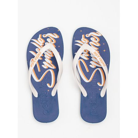 Chinelo Petite Jolie Fresh White/Blue/Hello Summer 2 PJ6969 35 Chinelo Petite Jolie Fresh White/Blue/Hello Summer 2 PJ6969 35