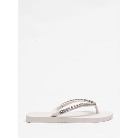 Chinelo Petite Jolie Fresh White/Níquel PJ7122 33-4 Chinelo Petite Jolie Fresh White/Níquel PJ7122 33-4