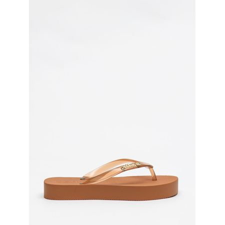 Chinelo Petite Jolie Fresh Up Doce De Leite/Ouro PJ7321 33-4 Chinelo Petite Jolie Fresh Up Doce De Leite/Ouro PJ7321 33-4