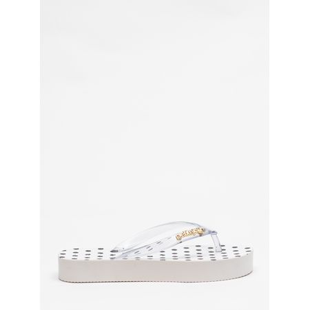 Chinelo Petite Jolie Fresh Up Translúcido/White/Poa PJ7354 35 Chinelo Petite Jolie Fresh Up Translúcido/White/Poa PJ7354 35