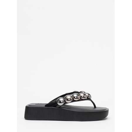 Chinelo Petite Jolie Hit Preto/Grafite PJ7139 39-0 Chinelo Petite Jolie Hit Preto/Grafite PJ7139 39-0
