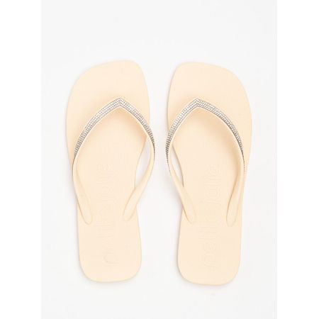 Chinelo Petite Jolie Refresh Shine Vanilla PJ7404 33-4 Chinelo Petite Jolie Refresh Shine Vanilla PJ7404 33-4