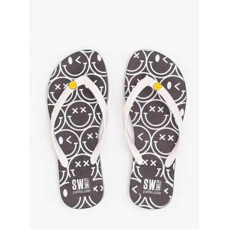 Chinelo Petite Jolie Fresh Preto/S.W.Smiley® 3 PJ7668SM 33-4 Chinelo Petite Jolie Fresh Preto/S.W.Smiley® 3 PJ7668SM 33-4