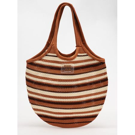 Bolsa Petite Jolie Maiorca Crochê Doce De Leite PJ11380 Bolsa Petite Jolie Maiorca Crochê Doce De Leite PJ11380