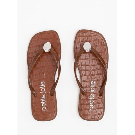 Chinelo Petite Jolie Refresh Chocolate PJ7679 33-4 Chinelo Petite Jolie Refresh Chocolate PJ7679 33-4