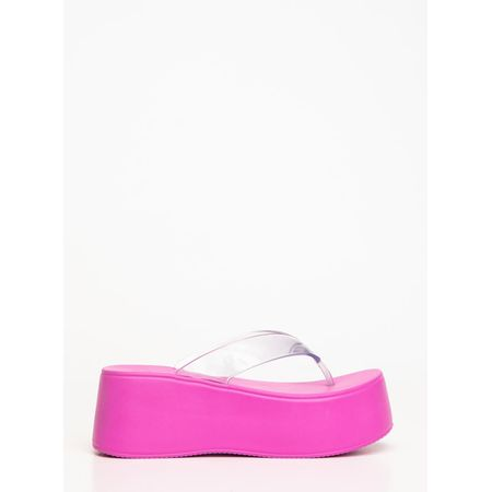 Chinelo Petite Jolie Plus II Translúcido/Fucsia PJ7703 35 Chinelo Petite Jolie Plus II Translúcido/Fucsia PJ7703 35