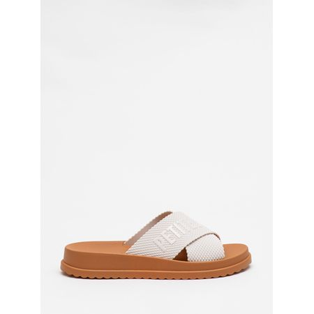 Chinelo Petite Jolie Smash White/Doce De Leite PJ6812II 33-4 Chinelo Petite Jolie Smash White/Doce De Leite PJ6812II 33-4