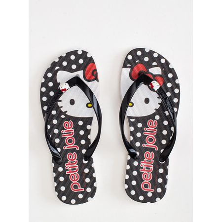 Chinelo Hello Kitty Preto/Hello Kitty 19 PJ7206HK 33-4 Chinelo Hello Kitty Preto/Hello Kitty 19 PJ7206HK 33-4