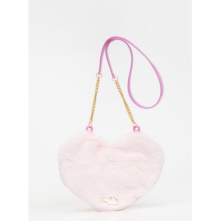Bolsa Petite Jolie Love Fur Bag In Chiclete PJ11379IN Bolsa Petite Jolie Love Fur Bag In Chiclete PJ11379IN