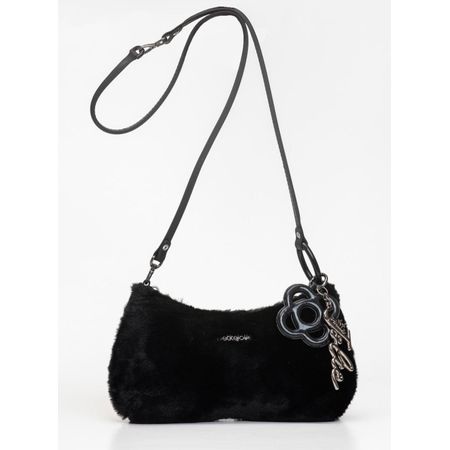 Bolsa Petite Jolie Icon Fur Bag Preto PJ11369