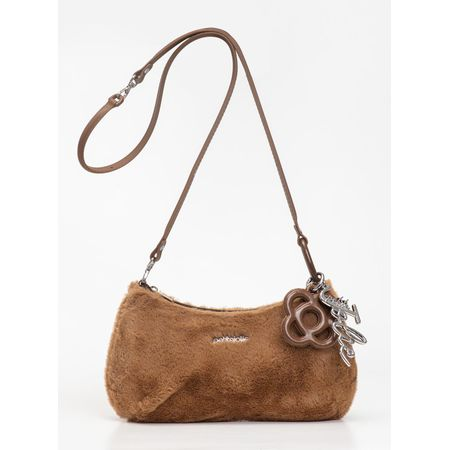 Bolsa Petite Jolie Icon Fur Bag Chocolate PJ11369