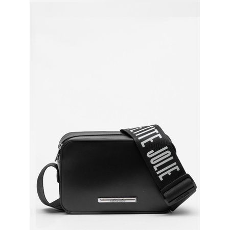 Bolsa Petite Jolie Pop Matte Preto/Prata PJ11295 Bolsa Petite Jolie Pop Matte Preto/Prata PJ11295