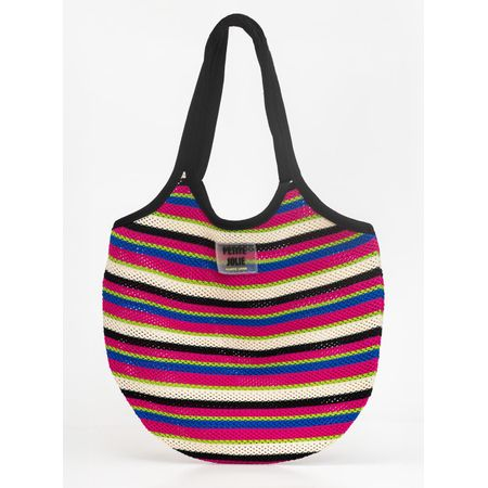 Bolsa Petite Jolie Maiorca Crochê Multicolor 3 PJ11380 Bolsa Petite Jolie Maiorca Crochê Multicolor 3 PJ11380