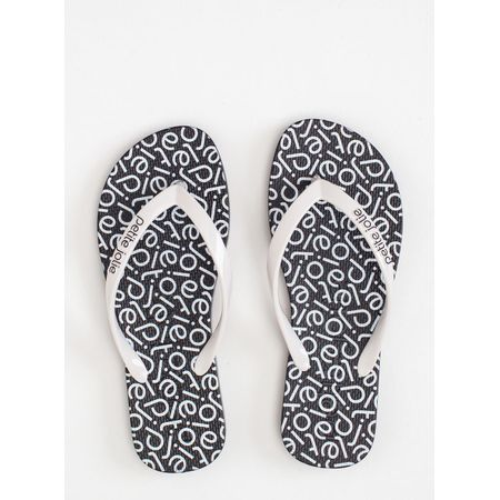 Chinelo Petite Jolie Fresh White/Pattern 1 PJ6969 33-4 Chinelo Petite Jolie Fresh White/Pattern 1 PJ6969 33-4