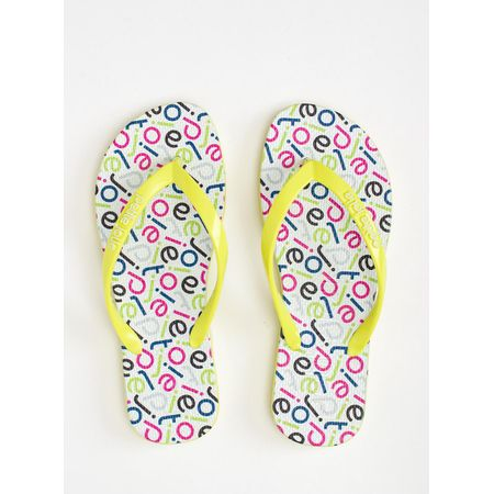Chinelo Petite Jolie Fresh Limão/Pattern 3 PJ6969 33-4 Chinelo Petite Jolie Fresh Limão/Pattern 3 PJ6969 33-4