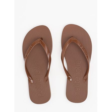 Chinelo Petite Jolie Fresh Chocolate PJ6901II 33-4 Chinelo Petite Jolie Fresh Chocolate PJ6901II 33-4