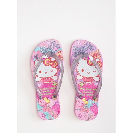 Chinelo Infantil Fresh Chiclete/Hello Kitty 17 PJ7206INHK 25-6 Chinelo Infantil Fresh Chiclete/Hello Kitty 17 PJ7206INHK 25-6