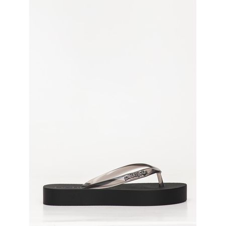 Chinelo Petite Jolie Fresh Up Translúcido/Preto PJ7321 33-4