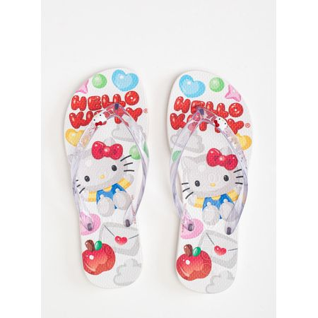 Chinelo Petite Jolie Fresh White/Hello Kitty 16 PJ7206HK 33-4 Chinelo Petite Jolie Fresh White/Hello Kitty 16 PJ7206HK 33-4