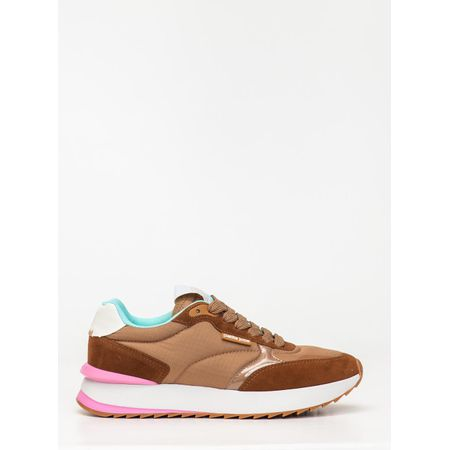 Tênis Petite Jolie Retro Running Doce De Leite PJ7541 33-4 Tênis Petite Jolie Retro Running Doce De Leite PJ7541 33-4