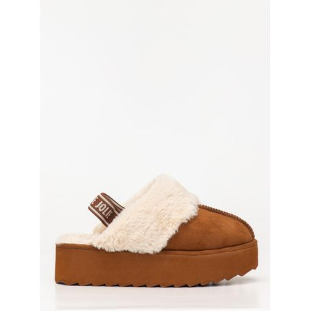Clog Petite Jolie Fuzzy Doce De Leite PJ7717 33-4 Clog Petite Jolie Fuzzy Doce De Leite PJ7717 33-4