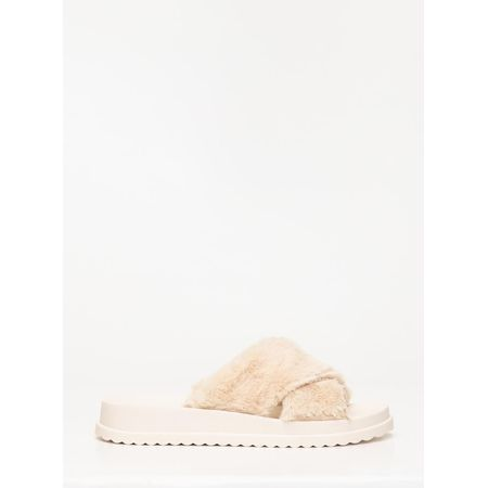 Chinelo Petite Jolie Smash Fur Creme PJ7709 33-4 Chinelo Petite Jolie Smash Fur Creme PJ7709 33-4