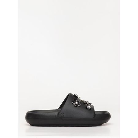 Chinelo Slide Petite Jolie Hug Preto PJ7733 33-4 Chinelo Slide Petite Jolie Hug Preto PJ7733 33-4