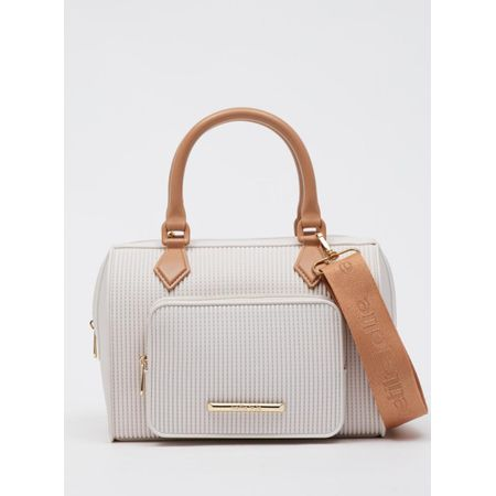 Bolsa Petite Jolie Lauren Creme/Doce De Leite PJ11015 Bolsa Petite Jolie Lauren Creme/Doce De Leite PJ11015
