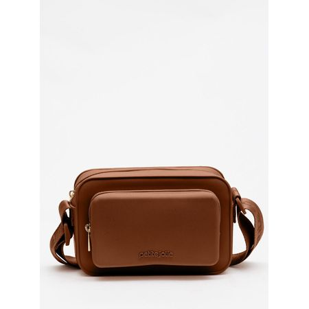 Bolsa Petite Jolie Rocky Chocolate/Ouro PJ11307 Bolsa Petite Jolie Rocky Chocolate/Ouro PJ11307