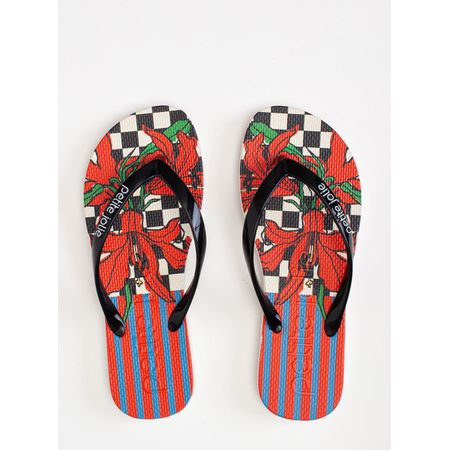 Chinelo Petite Jolie Fresh Preto/White/Floral 18 PJ6969 33-34 Chinelo Petite Jolie Fresh Preto/White/Floral 18 PJ6969 33-34
