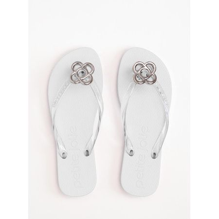 Chinelo Petite Jolie Fresh Translúcido/White PJ6979 33-4
