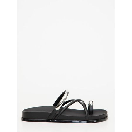 Chinelo Petite Jolie Ring Flat Preto PJ7798 33-34 Chinelo Petite Jolie Ring Flat Preto PJ7798 33-34