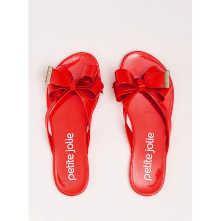 Chinelo Petite Jolie Lucky Tomate PJ4533 34 Chinelo Petite Jolie Lucky Tomate PJ4533 34