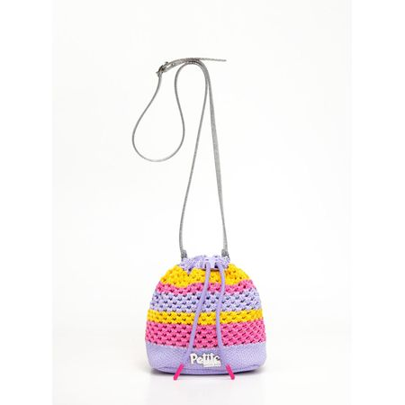 Bolsa Petite Jolie Knit Bag In Full Glitter Prata PJ11406IN Bolsa Petite Jolie Knit Bag In Full Glitter Prata PJ11406IN