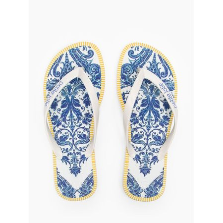 Chinelo Petite Jolie Fresh White/Arabesco PJ6969 33-4 Chinelo Petite Jolie Fresh White/Arabesco PJ6969 33-4