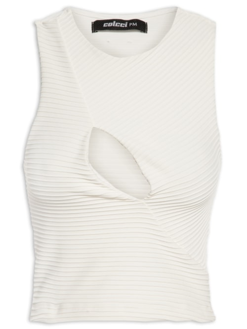 Blusa Feminina Nervuras - Off White
