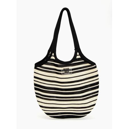 Bolsa Petite Jolie Maiorca Crochê Preto/Creme PJ11380 Bolsa Petite Jolie Maiorca Crochê Preto/Creme PJ11380