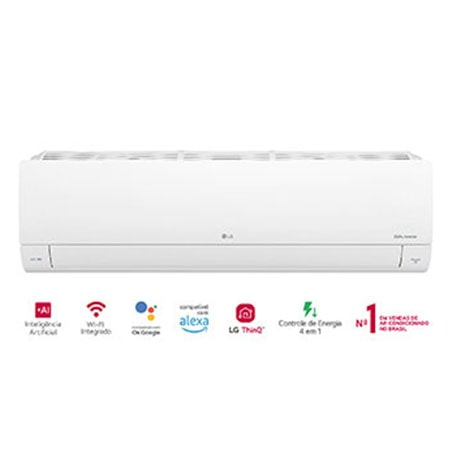 Ar-Condicionado LG Dual Inverter AI Voice 18.000 BTU Frio 220V - S3-Q18KL31C