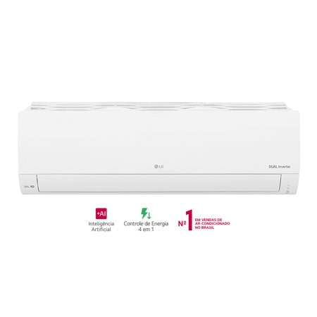 Ar-Condicionado LG Dual Inverter Compact +AI 18.000 BTU Quente/Frio 220V - S3-W18KLQAL