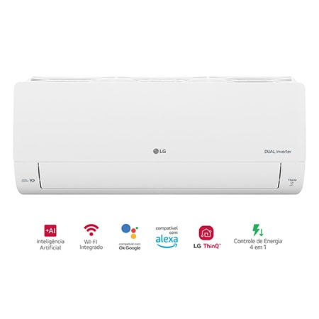 Ar-Condicionado LG AI Dual Inverter Voice 24.000 BTU Quente/Frio 220V - S3-W24K233C
