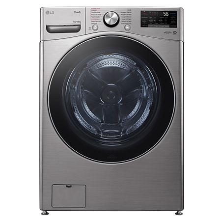 Lava e Seca LG Smart 18kg Inox Look com Inteligência Artificial AIDD (WD18SV2S6B) - 127V - WD18SV2S6B Lava e Seca LG Smart 18kg Inox Look com Inteligência Artificial AIDD (WD18SV2S6B) - 127V - WD18SV2S6B