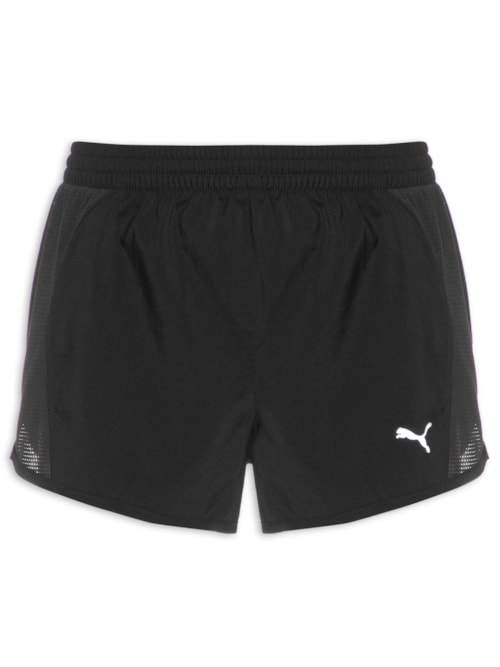 Short Feminino Run Favorite Velocity 3 - Preto