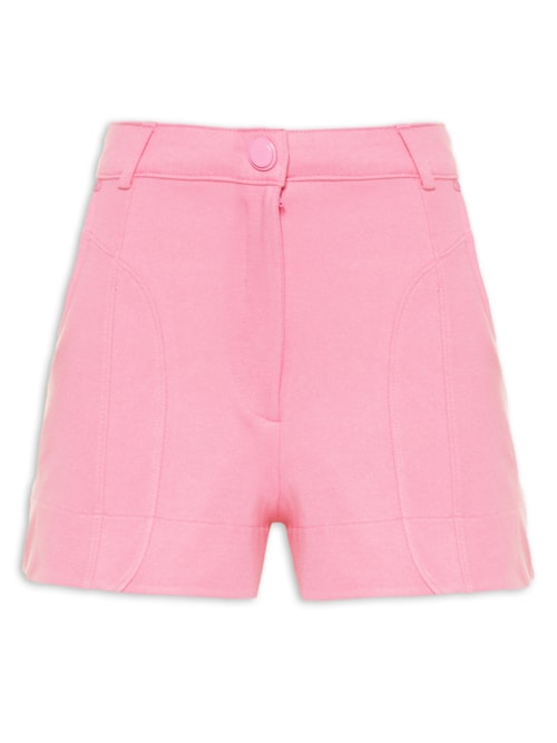 Short Feminino Liso - Rosa Short Feminino Liso - Rosa