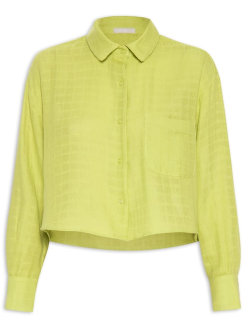 Camisa Feminina Fluída Varanasi - Verde