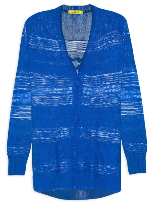 Blusa Feminina Tricot - Azul Blusa Feminina Tricot - Azul