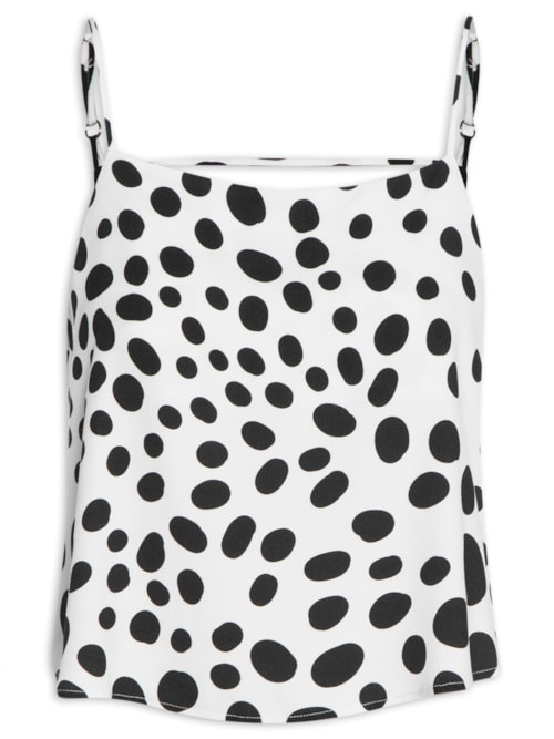 Regata Crepe Alças - Branco Regata Crepe Alças - Branco
