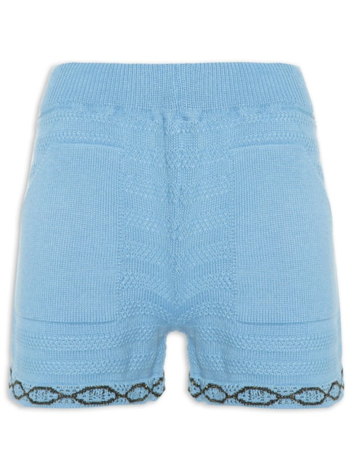 Short Tricot - Azul