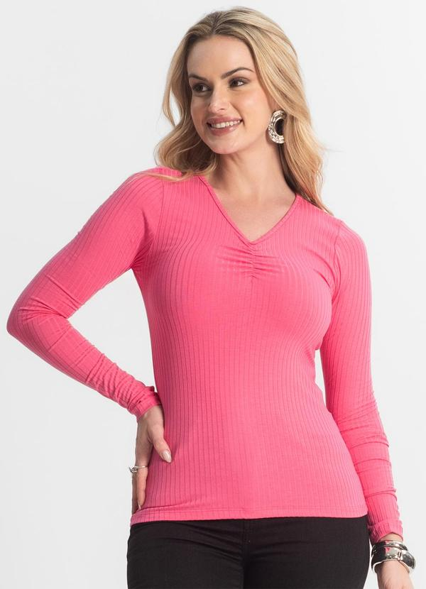 Blusa Feminina Canelada - Rosa